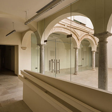 Graphenstone restoration of the cultural center Ignacio Halcón