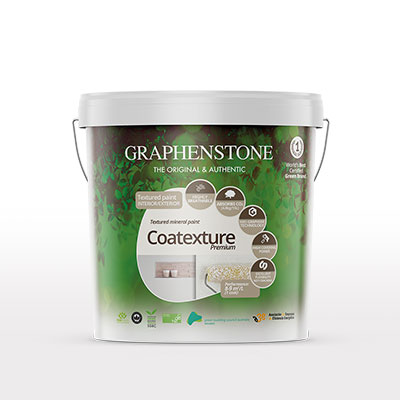 Mineral textured paint